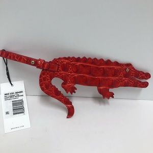 Brahmin Croco-Shaped Luggage Tag